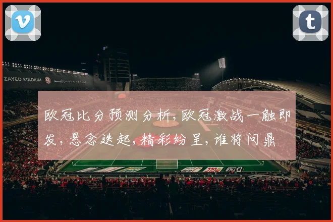 欧冠比分预测分析,欧冠激战一触即发,悬念迭起,精彩纷呈,谁将问鼎